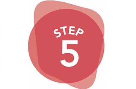 Этап 5 часть 1. Шаг 1. 5 Шагов. Step 1-5 иконки. Значок пять.